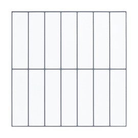 Peel and Stick Backsplash Tiles, 12" × 12" Self Adhesive Peel and Stick Wall Tiles for Kitchen RV Accent Wall Tile (10 Sheets) (White)