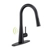 Tohlar Black Touchless Kitchen Faucet with Pull Down Sprayer, Stainless