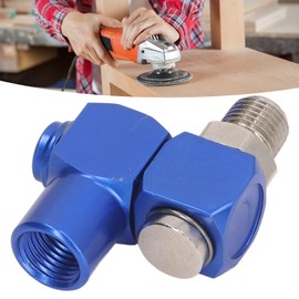 4 Piezas 150PSI 1/4in NPT Conector de Manguera de Ajuste de Aire Giratorio, Adaptador de Herramienta Neumática Giratoria de 360 ​​°