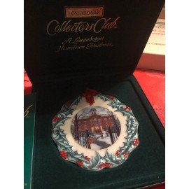 Longaberger 1996 CC Hometown Christmas Ornament Collectors Club New