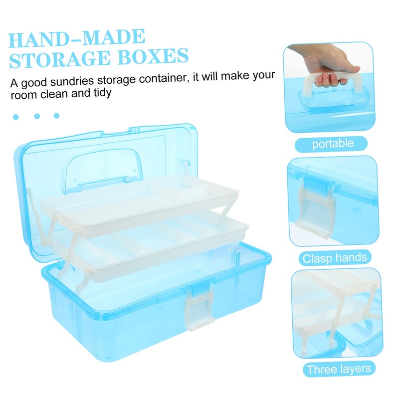 Operitacx Box Art Box Storage Container with Lid Basket Storage