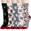 5 Pairs of Women's Wool Socks, Thick Socks for High-Quality