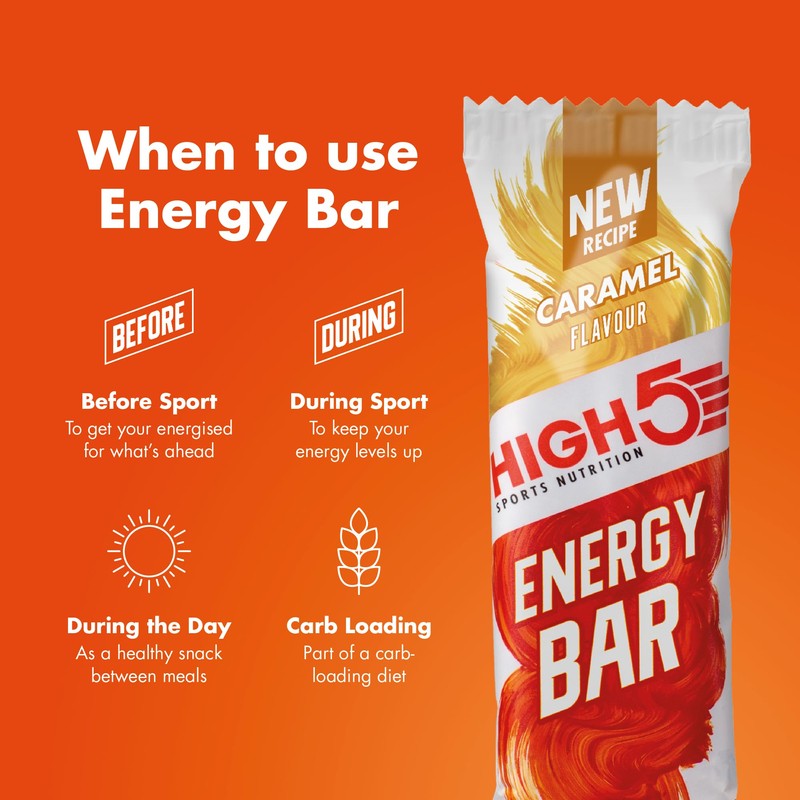 HIGH5 Energy Bar - Real Fruits Soft Bar - No
