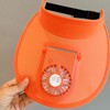 Children Summer Hat with Fan USB Rechargeable Wide Brim Sun