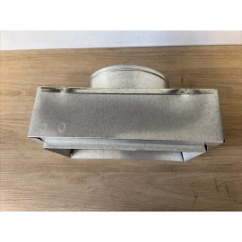 Master Flow 12 in. x 6 in. to 8 in. Insulated Register Box