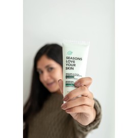 Seasons Love Your Skin Mascarilla Facial Equilibrante Te Verde - Controla el Brillo, Elimina el Acné y Purifica tu Piel Grasa - Mascarilla Refrescante con Propiedades Antioxidantes para una piel Sin Imperfecciones