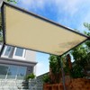 Windscreen4less Straight Edge Sun Shade Sail 6' x 15' Sun
