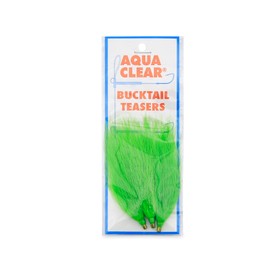 Aqua-Clear, Buck Tail Teaser Rivet Slider, Green Hair, 3 pc