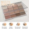 16 Color Nude Eyeshadow Palette for Women - Long-lasting, Pigmented,