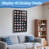 40 Hockey Puck Display Case, Puck Holder Wall Mount ,Hockey