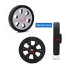 SXNING Luggage Suitcase Replacement Wheels Mute Caster Suitcase Rubber Swivel