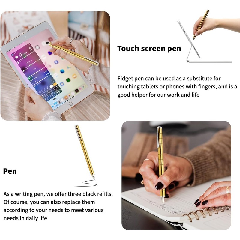 Cool 0.5mm Ballpoint Pen,Fun Stress-Relieving Multifunction Writing Pen Creative Gift
