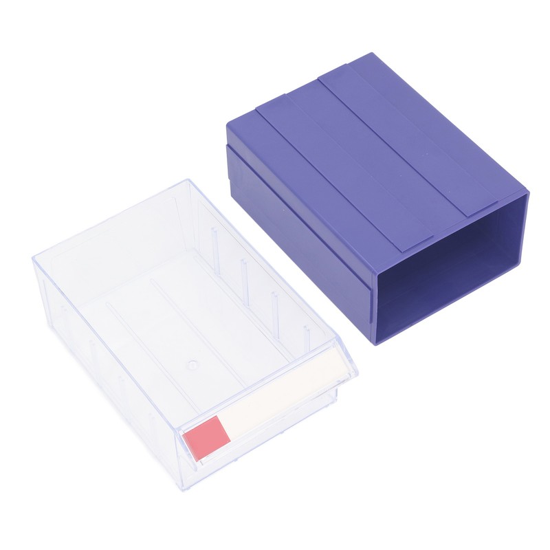 Drawer Storage Box 205x135x78mm Modular Stackable Plastic Parts Organizer with