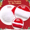Gorros Navideños Sombreros Extendido Santa Adorno Fiesta 2pz