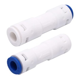 OWENRYIN Fast Connect Check Valve Disposable Check Valve Plastic Valve Compatible with Reverse Osmosis System RO Pure Water Pack of 2 Check Valve 1/4