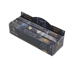 Nemesis Now Lisa Parker Healing Incense Sticks White Sage, Black, Black Cat Design, Box of 6 Tubes x 20 Incense Sticks