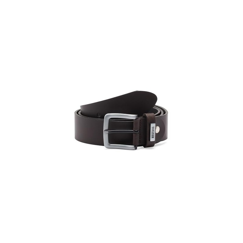 MUSTANG Men's Leather Belt, brown