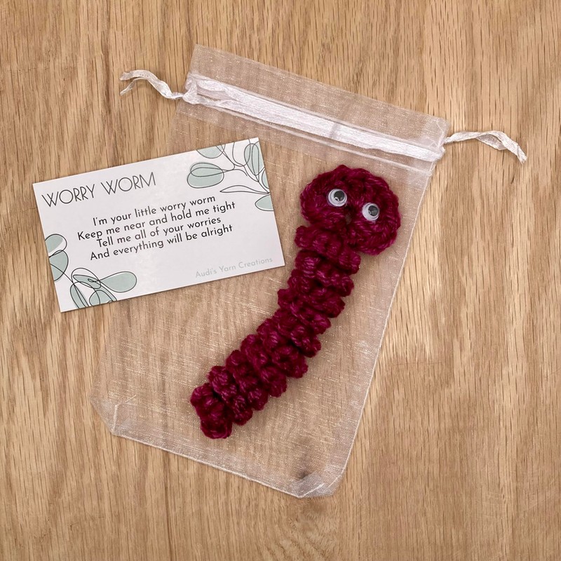 Worry Worm That Cares For You, Or As A Gift