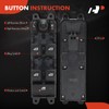 A-Premium Master Power Window Switch Compatible with Volvo XC60 2010-2017,