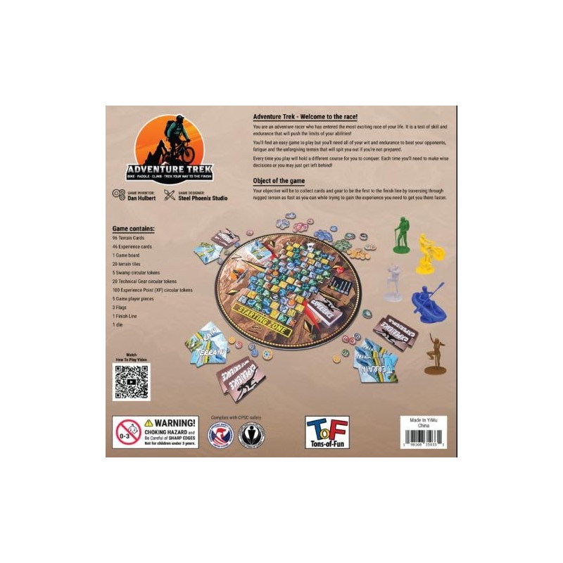 Adventure Trek Board Game - New Strategy Board Game for