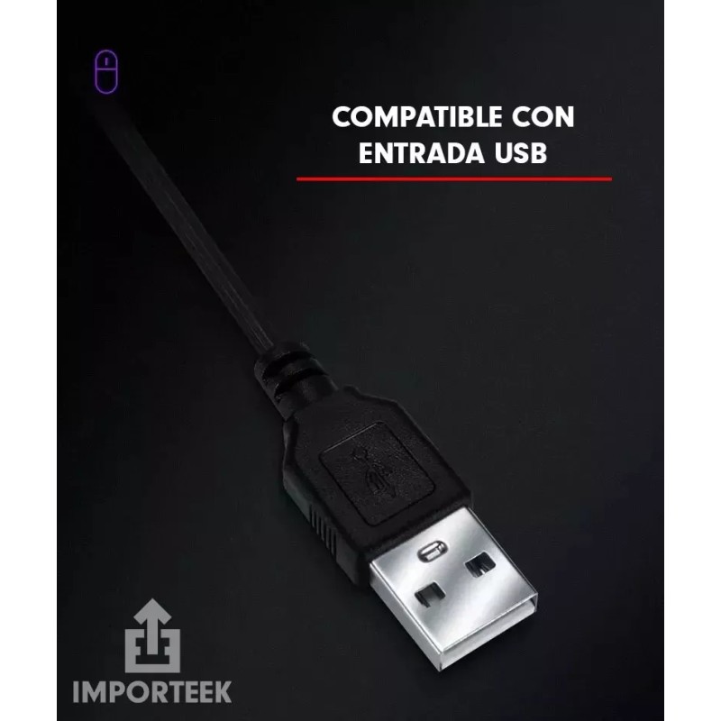 Importeek 3pz Mouse Optico Alambrico Usb Ergonomico Portatil Pc Laptop