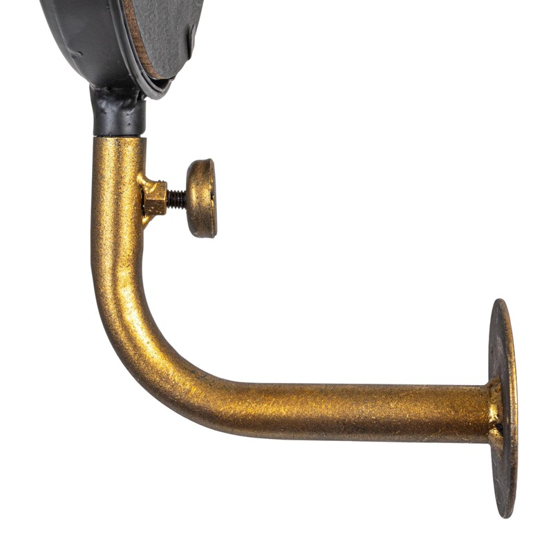 Creative Co-Op Swivel Wall Mount Metal Mirror with Brackets