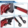 A ABSOPRO Short Long Brake Clutch Levers for Yamaha YZF