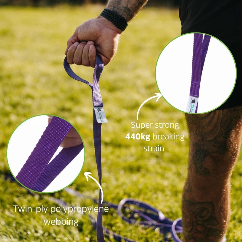 Maximum Pet Products Purple dog training lead 30ft/9m