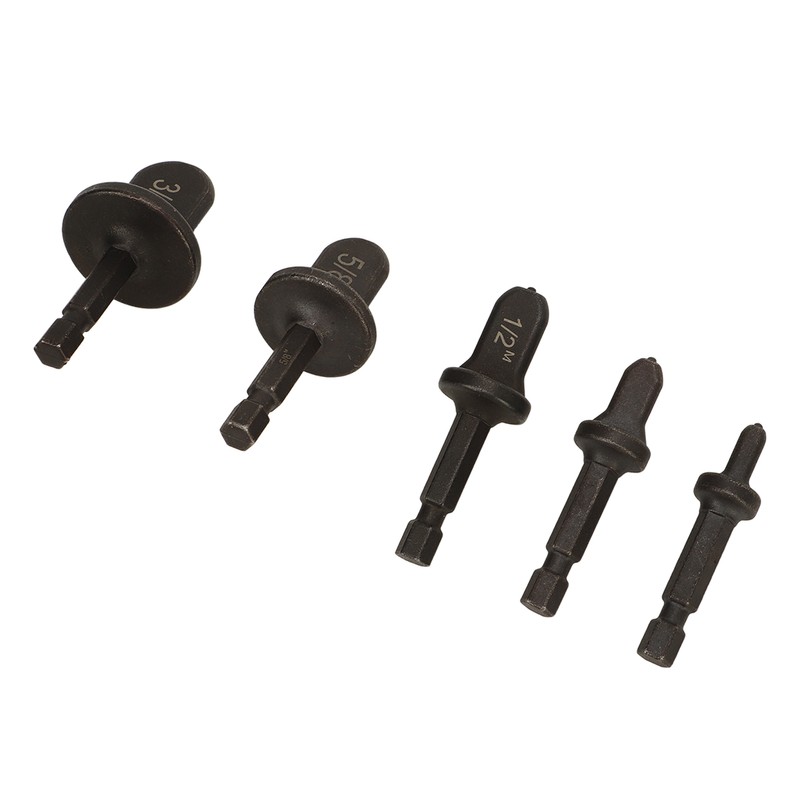 5pcs Copper Tube Expander Copper Pipe Swaging Tool Drill Bit