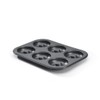 De Buyer Non-Stick 6 Hole 80mm Mini-Savarins Mould