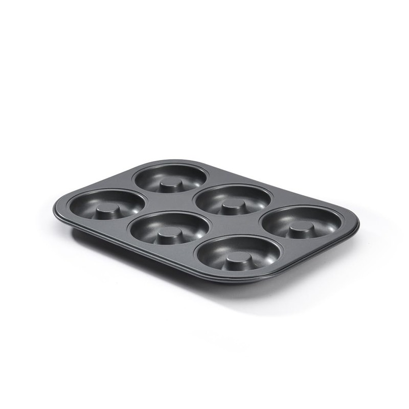 De Buyer Non-Stick 6 Hole 80mm Mini-Savarins Mould