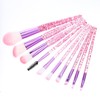 Wanmu 10-Piece Glitter Crystal Make-Up Brush Set, Crystal Sparkles Powder