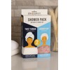 Spa Savvy Hair Wrap and Shower Cap Set, 2 Pack,