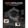 BICYACO LED Fog Light with DRL Compatible with Dodge Ram