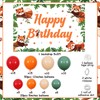 Red Panda Party Decorations Red Panda Happy Birthday Backdrop Orange