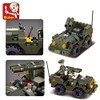 Sluban SlubanM38-B5800 Jeep Building Bricks Set