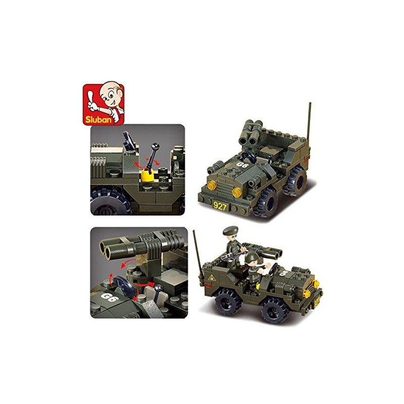 Sluban SlubanM38-B5800 Jeep Building Bricks Set