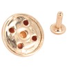 100pcs Mushroom Rivets Multipurpose Double Cap Mushroom Rivets for Belts
