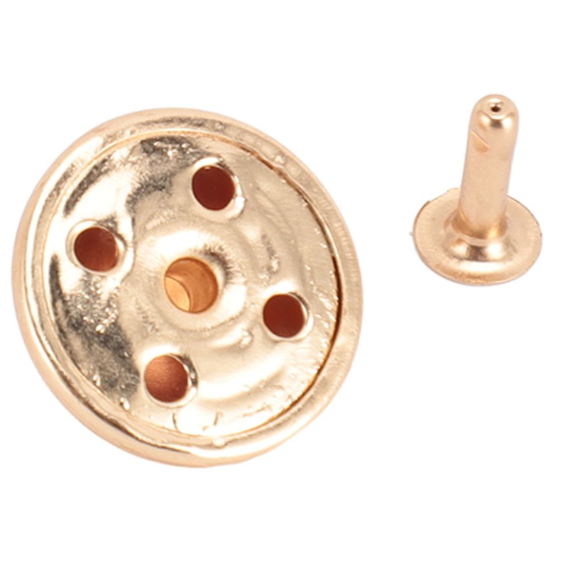 100pcs Mushroom Rivets Multipurpose Double Cap Mushroom Rivets for Belts