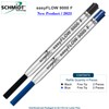 Imprinted Schmidt easyFLOW9000 Ballpoint Refill- Black & Blue Ink, Fine