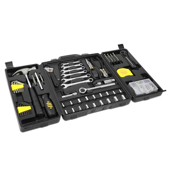 Auto Dynasty 160 Pcs Ratchet Tool Set Hammer Wrenches Sockets