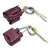 HUIQIAODS 9006 HB4 Headlight Female Adapter Socket Wire Harness for