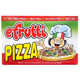 Efrutti E.Frutti Gummi Pizza, 48-Count