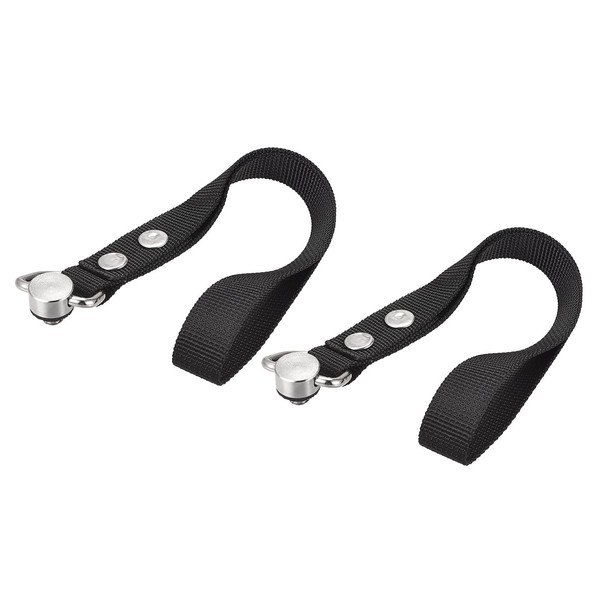 uxcell Camera Clip - 1/4" Male 1.02" Width Steel D-Ring