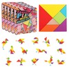 GEMEM 5 Pack Wooden Blocks Puzzle Brain Teasers Toy STEM