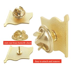 12/Pack Free Syria Flag Lapel Pins Bulk Metal Republic of Syrian Arab Flag Pins National Badge Jewelry Fashion Accessories Gift