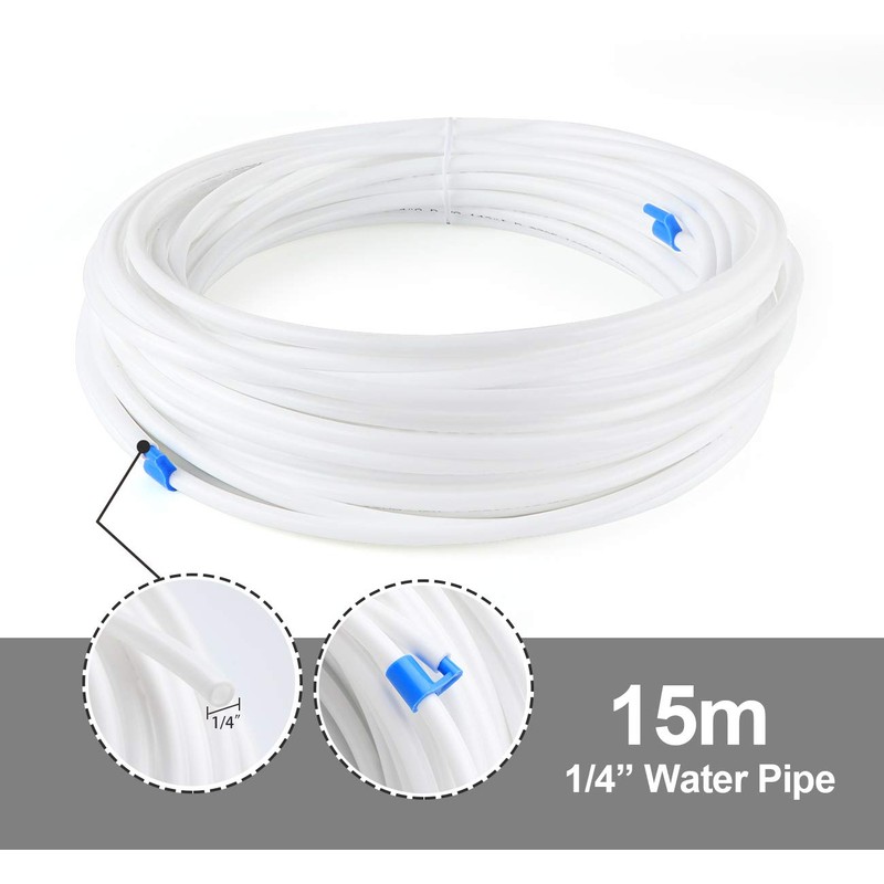 ilauke 15 m Fridge Hose 6.35 mm (1/4 Inch) Water