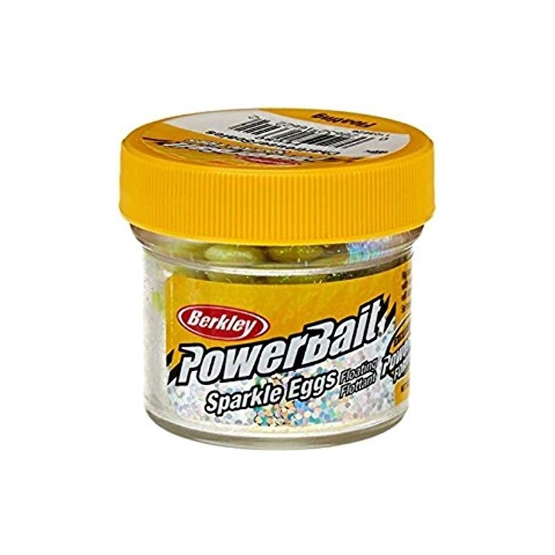 Berkley PowerBait Sparkle Power Eggs Floating Magnum Fishing Bait, Pink