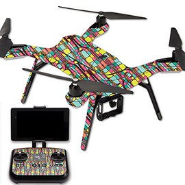 MightySkins Skin Compatible with 3DR Solo Drone Quadcopter wrap Cover Sticker Skins Color Bridge