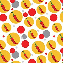 GRAPHICS & MORE Premium Gift Wrap Wrapping Paper Roll Pattern - Southwestern Mexican Chili Pepper - Chili Pepper Fiesta